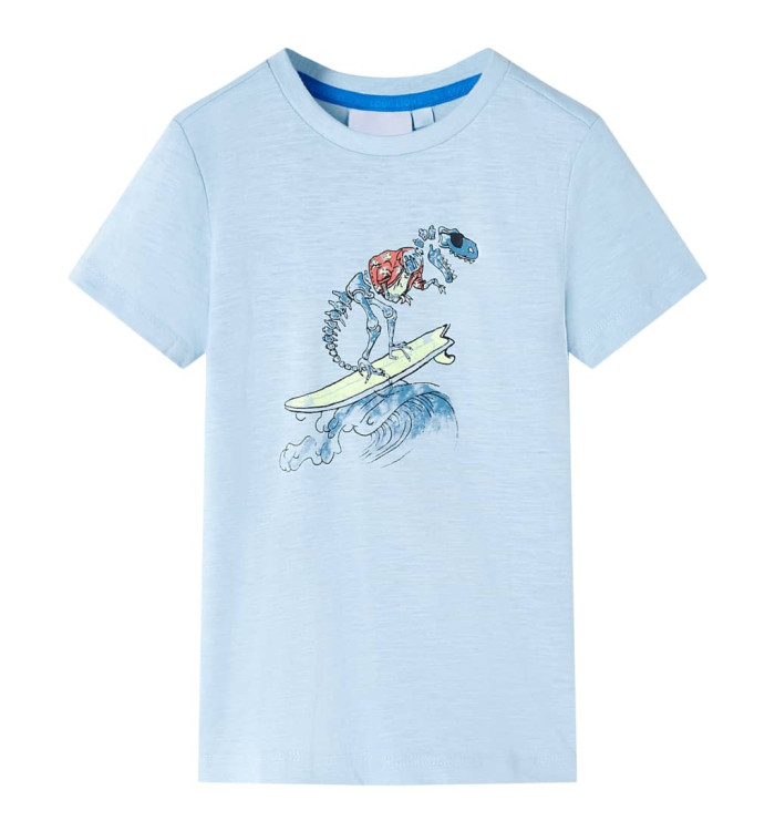 T-shirt pour enfants bleu clair 104 | Mobilier & Déco
