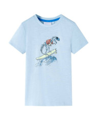 T-shirt pour enfants bleu clair 104 | Mobilier & Déco