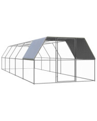Poulailler 3x10x2 m acier galvanisé | Mobilier & Déco