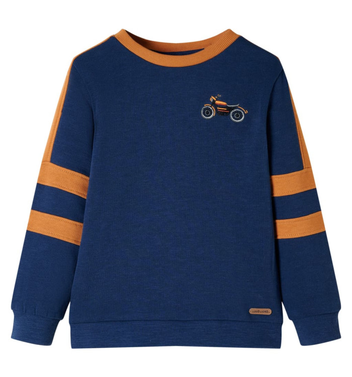 Sweatshirt pour enfants bleu indigo 104 | Mobilier & Déco