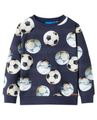 Sweatshirt pour enfants bleu marine 128 | Mobilier & Déco