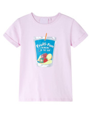 T-shirt pour enfants rose pâle 104 | Mobilier & Déco