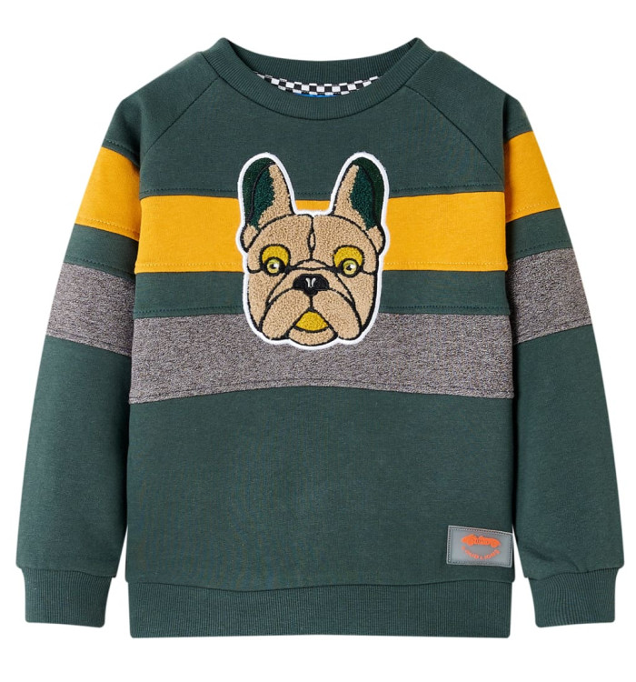 Sweatshirt pour enfants vert foncé 92 | Mobilier & Déco
