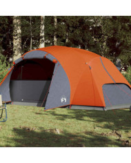Tente familiale Crossvent 8 personnes orange imperméable | Mobilier & Déco