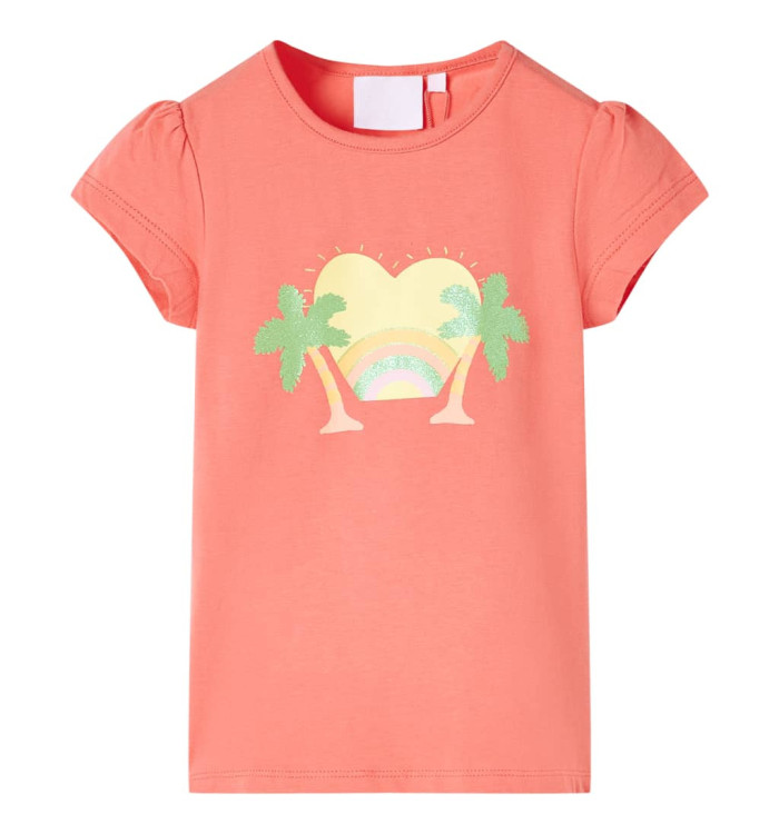 T-shirt pour enfants corail 92 | Mobilier & Déco