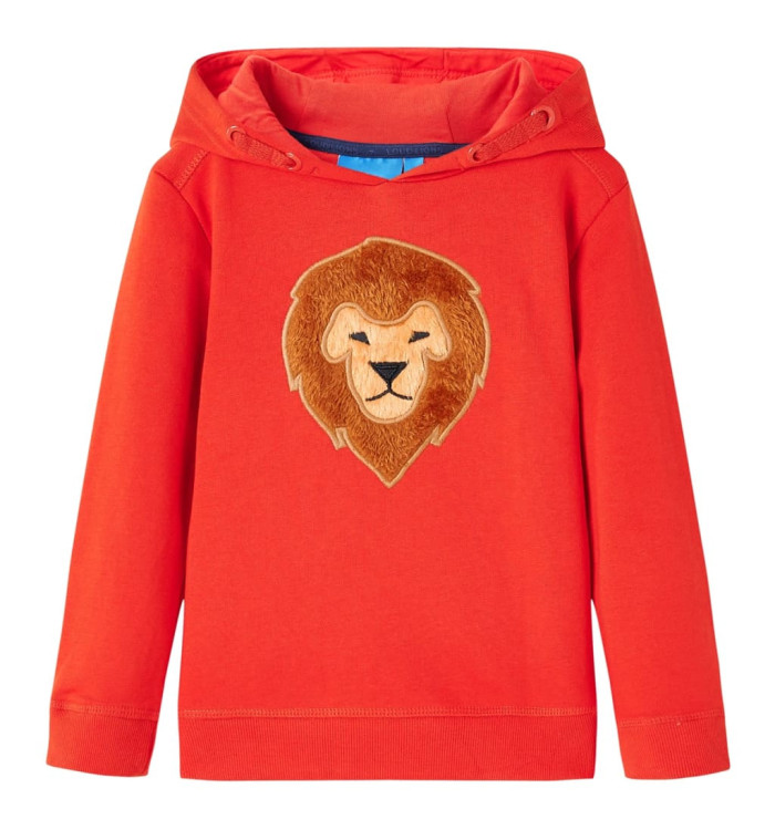 Sweatshirt à capuche pour enfants rouge 92 | Mobilier & Déco