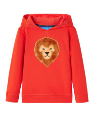 Sweatshirt à capuche pour enfants rouge 92 | Mobilier & Déco