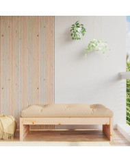Repose-pied de jardin 120x80 cm bois de pin massif | Mobilier & Déco