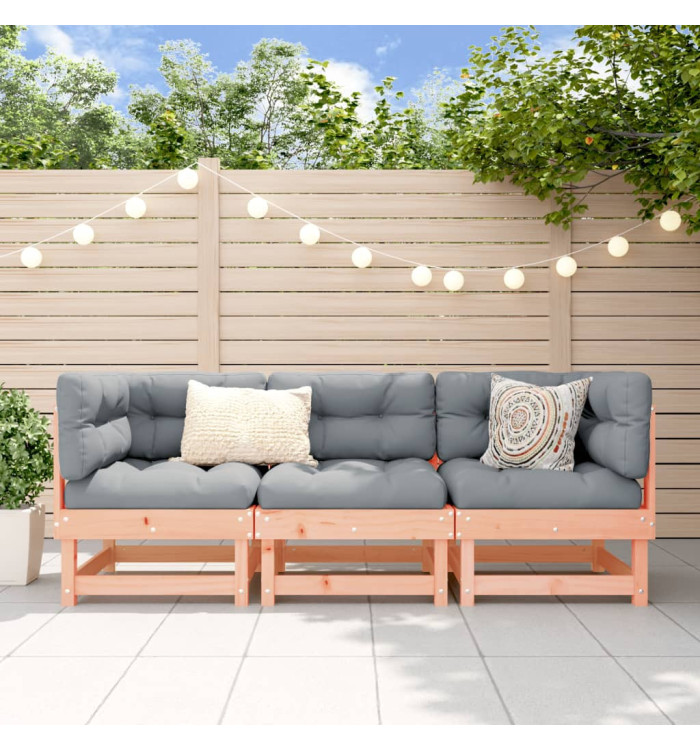 Salon de jardin 3 pcs bois massif douglas | Mobilier & Déco
