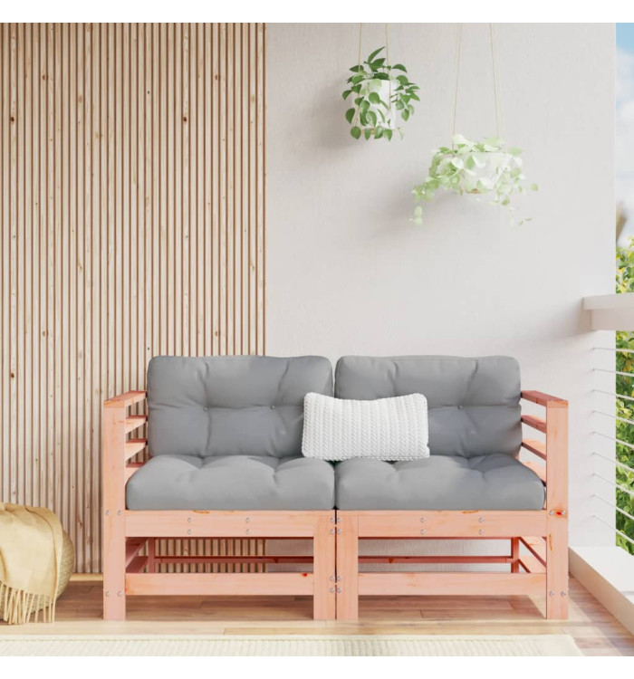 Canapés d'angle de jardin 2 pcs bois massif douglas | Mobilier & Déco