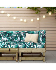 Canapé d'angle de jardin bois de pin imprégné | Mobilier & Déco