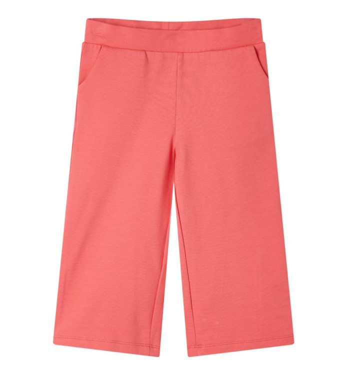Pantalon à jambes larges pour enfants corail 104 | Mobilier & Déco