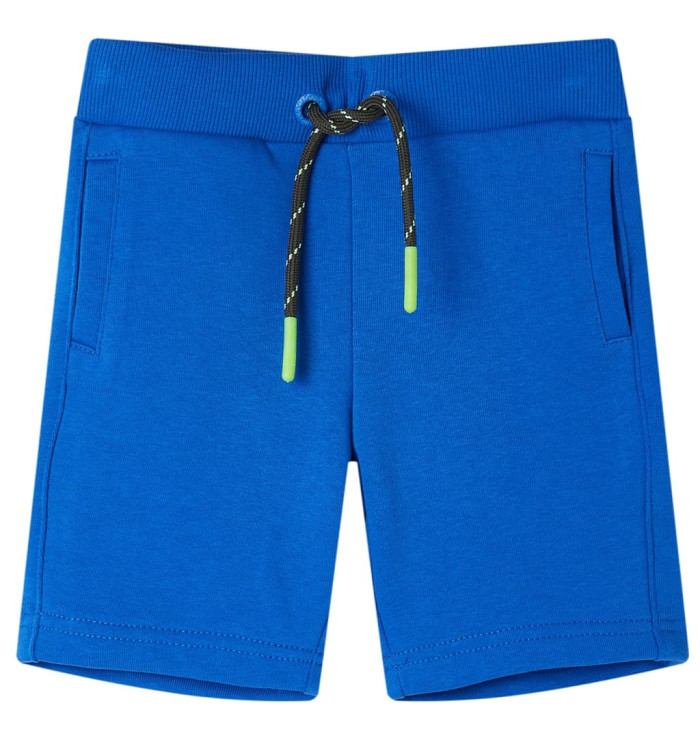 Short pour enfants à cordon de serrage bleu 140 | Mobilier & Déco