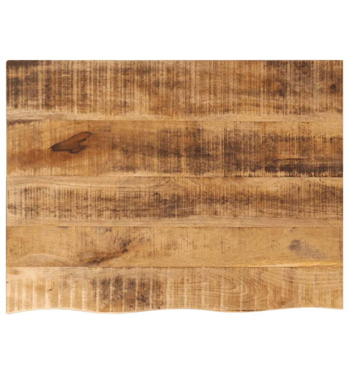 Dessus de table 90x60x3,8 cm bord vif bois massif manguier brut | Mobilier & Déco