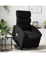 Fauteuil inclinable de massage Noir Similicuir | Mobilier & Déco