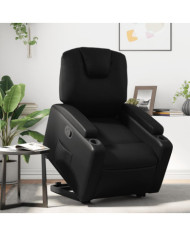 Fauteuil inclinable Noir Similicuir | Mobilier & Déco