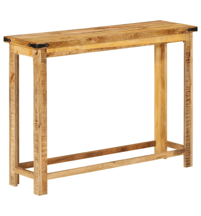 Table console 100x30x75 cm bois de manguier solide | Mobilier & Déco