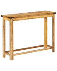 Table console 100x30x75 cm bois de manguier solide | Mobilier & Déco