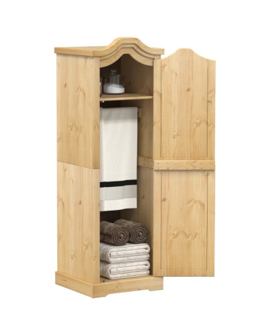 Garde-robe Corona 55x52x170 cm bois de pin massif | Mobilier & Déco