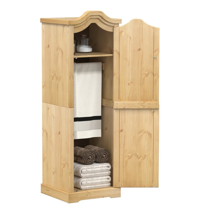 Garde-robe Corona 55x52x170 cm bois de pin massif | Mobilier & Déco