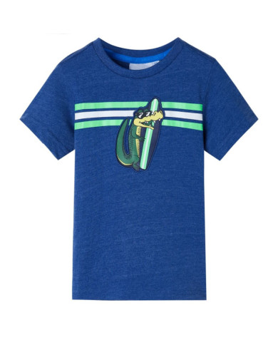 T-shirt pour enfants mélange de bleu foncé 92 | Mobilier & Déco