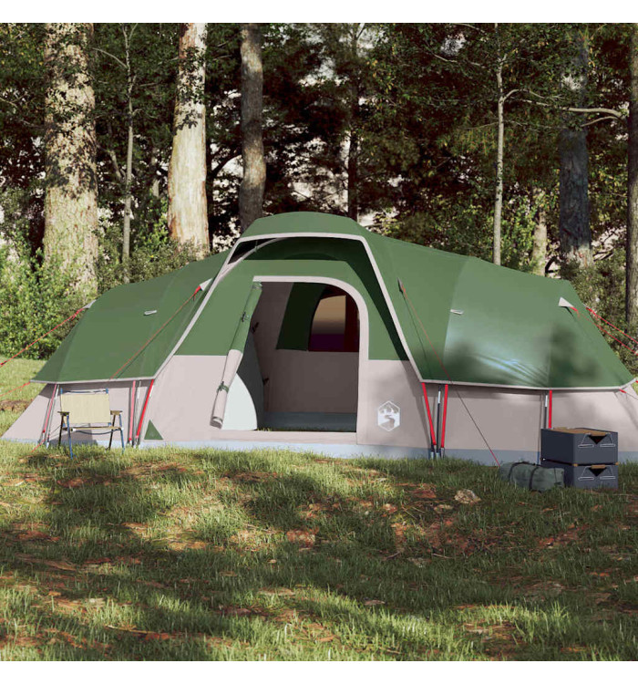 Tente à dôme 11 personnes vert imperméable | Mobilier & Déco