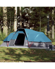 Tente familiale à dôme 9 personnes bleu imperméable | Mobilier & Déco