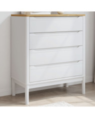 Commode FLORO blanc bois de pin massif | Mobilier & Déco