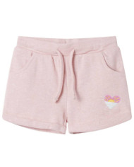 Short pour enfants avec cordon de serrage rose clair mélangé 128 | Mobilier & Déco