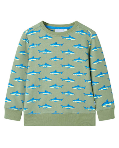 Sweatshirt pour enfants kaki clair 140 | Mobilier & Déco