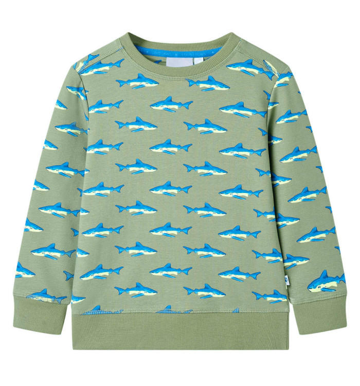Sweatshirt pour enfants kaki clair 140 | Mobilier & Déco