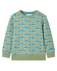 Sweatshirt pour enfants kaki clair 140 | Mobilier & Déco