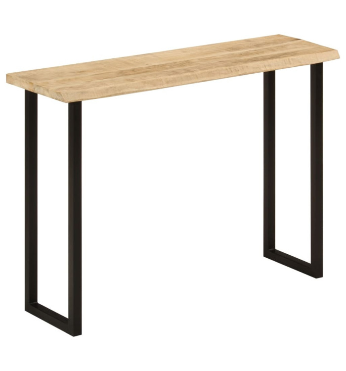 Table console à live edge 105x33x76 cm bois de manguier massif | Mobilier & Déco