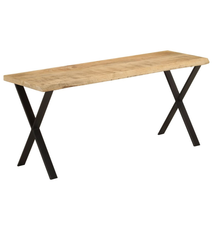 Banc avec bord vivant 105 cm bois de manguier massif | Mobilier & Déco