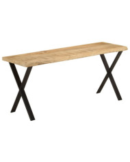 Banc avec bord vivant 105 cm bois de manguier massif | Mobilier & Déco