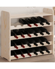 Casier à vin et panneau supérieur 67,5x25x60 cm bois pin massif | Mobilier & Déco