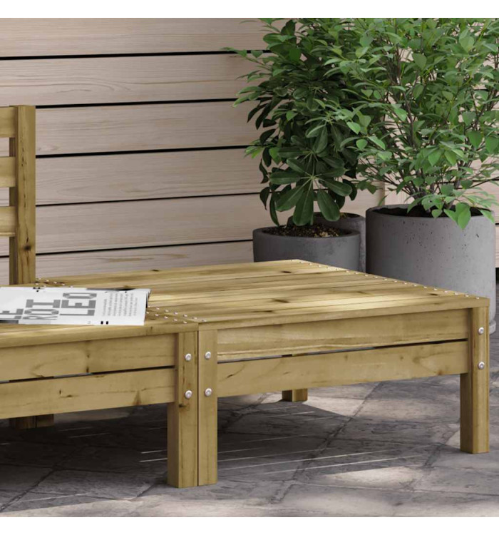 Repose-pied de jardin bois de pin imprégné | Mobilier & Déco