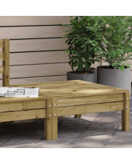 Repose-pied de jardin bois de pin imprégné | Mobilier & Déco