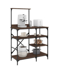 Support de boulanger chêne marron 90x40x132 cm | Mobilier & Déco