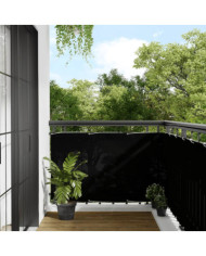 Écran de balcon noir 90x700 cm 100% polyester oxford | Mobilier & Déco