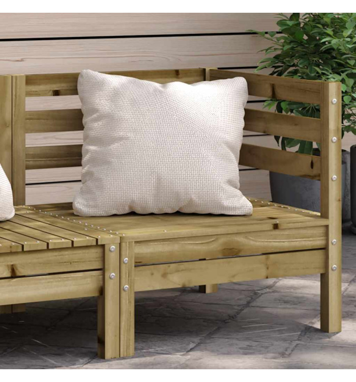 Canapé d'angle de jardin bois de pin imprégné | Mobilier & Déco