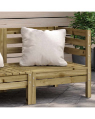 Canapé d'angle de jardin bois de pin imprégné | Mobilier & Déco
