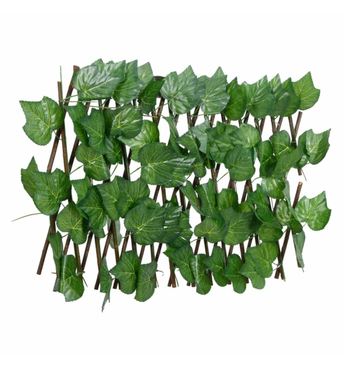  Treillis de feuille de vigne artificiel extensible 180x20 cm | Mobilier & Déco