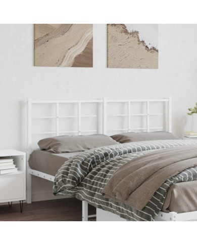 Tête de lit métal blanc 160 cm | Mobilier & Déco