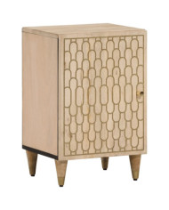 Armoire de salle de bain 38x33x58 cm bois massif de manguier | Mobilier & Déco
