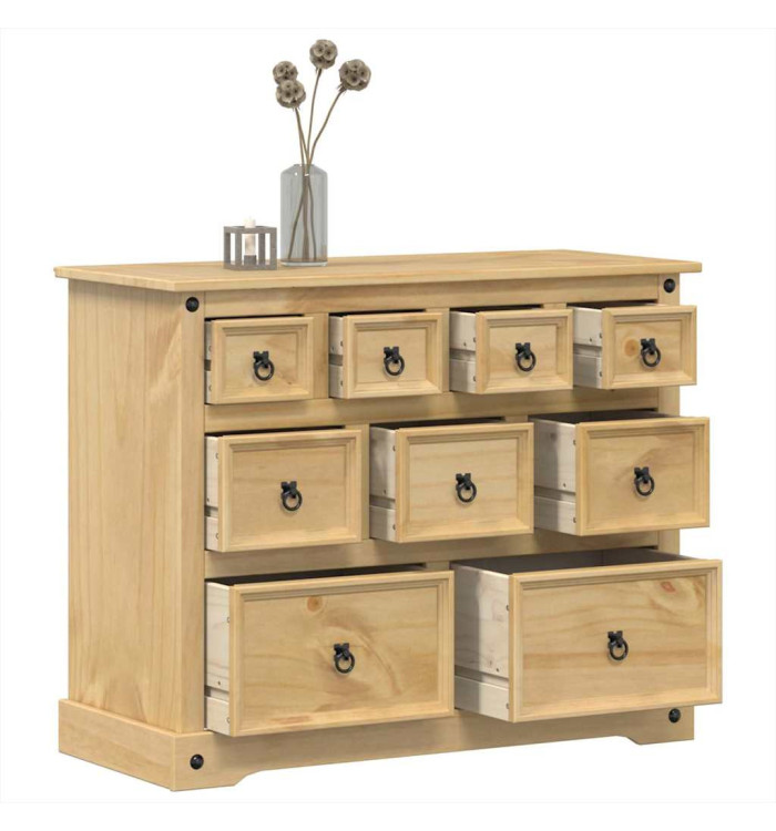 Commode Corona 101x45x82 cm bois massif de pin | Mobilier & Déco