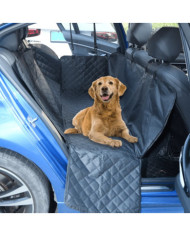 Housse de siège de voiture pour chien noir 137x46x50 cm | Mobilier & Déco