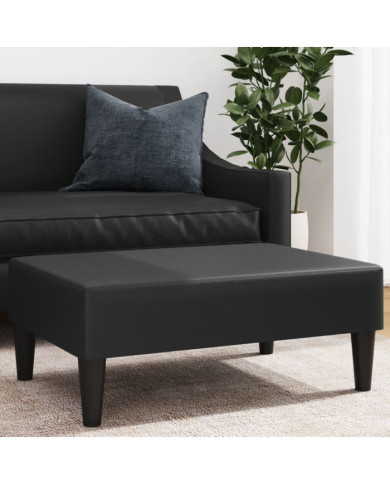 Repose-pied noir 77x55x31 cm similicuir | Mobilier & Déco