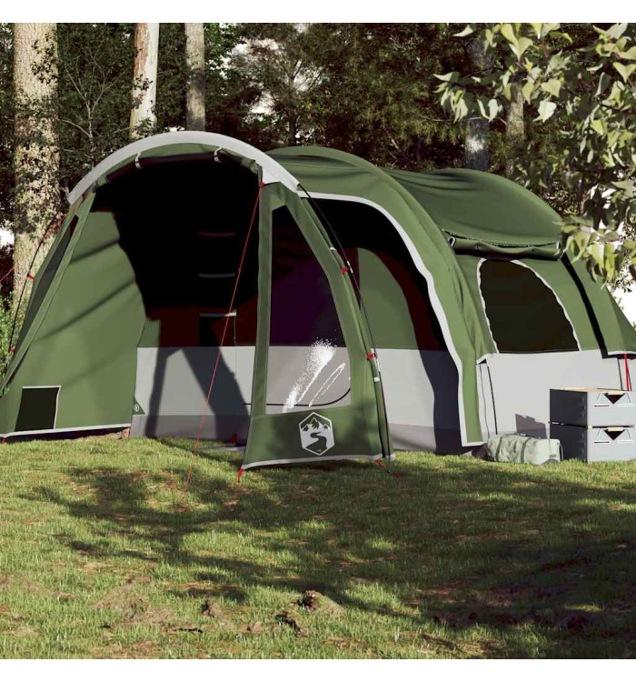 Tente familiale 6 personnes vert imperméable | Mobilier & Déco