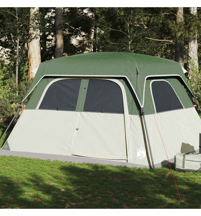 Tente de cabine familiale 6 personnes vert imperméable | Mobilier & Déco